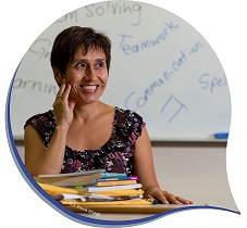 image of lady in classroom - SEE