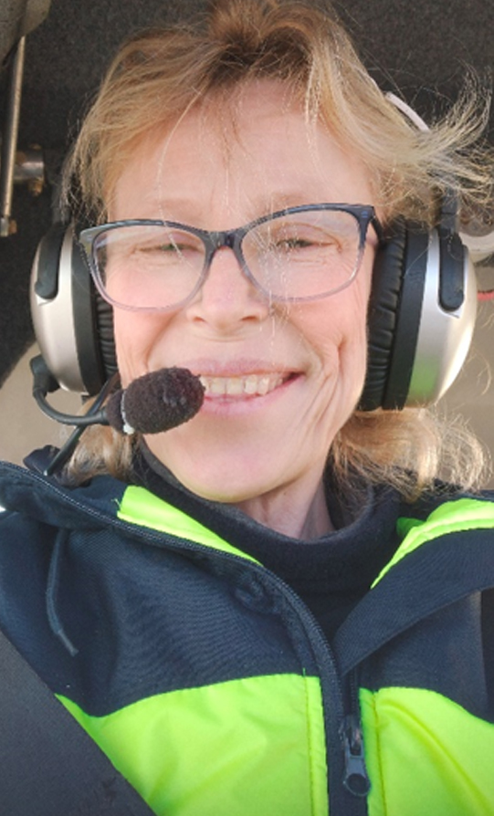 Grace is pursuing her goal of a career in aviation.