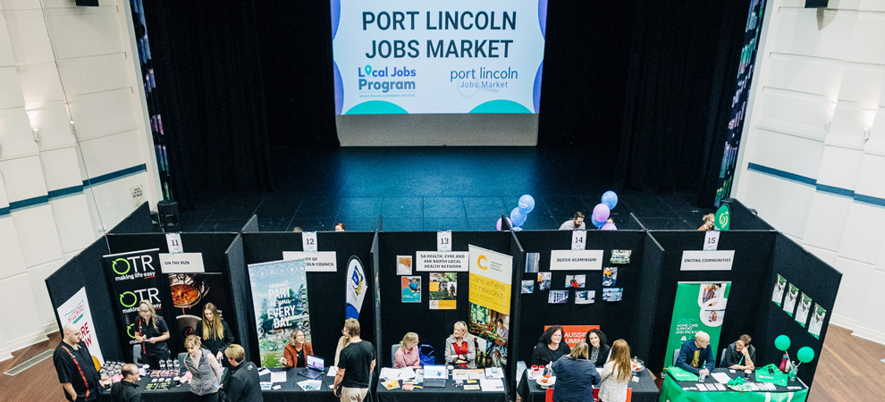 Port Lincoln Jobs Market stalls