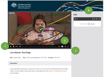 Image of a webcast