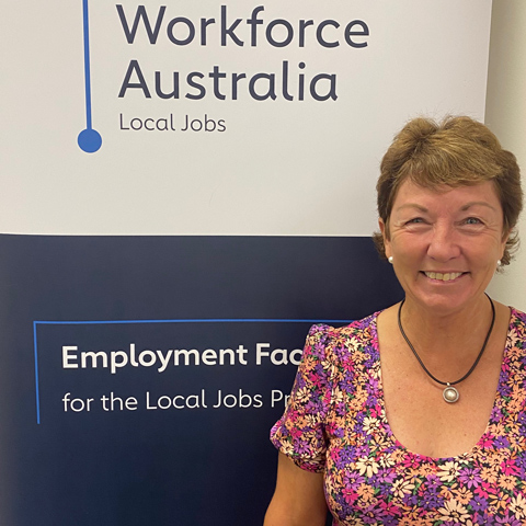 Photo of Broome Employment Facilitator Gail Gower (shared with Kim Brown)
