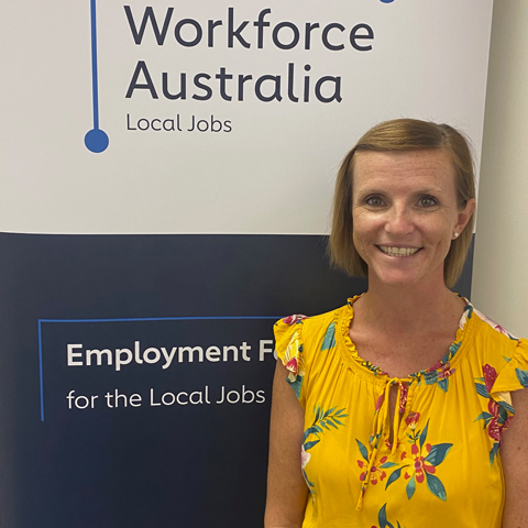Photo of Broome Employment Facilitator Kim Brown (shared with Gail Gower)