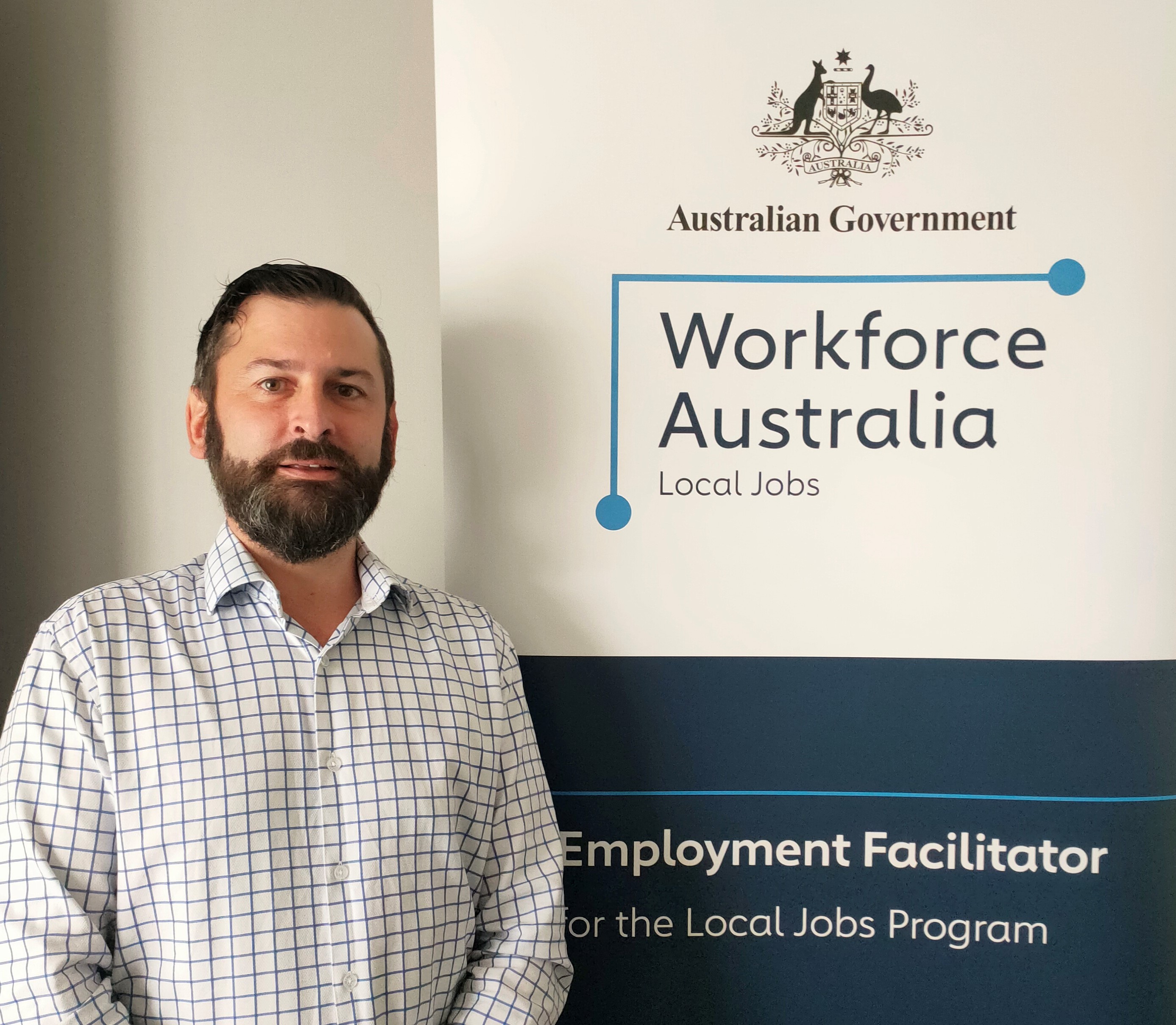 Photo of Gippsland Employment Facilitator Luke Arber