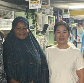Mariam and Hieu, who both joined the SEE Program.