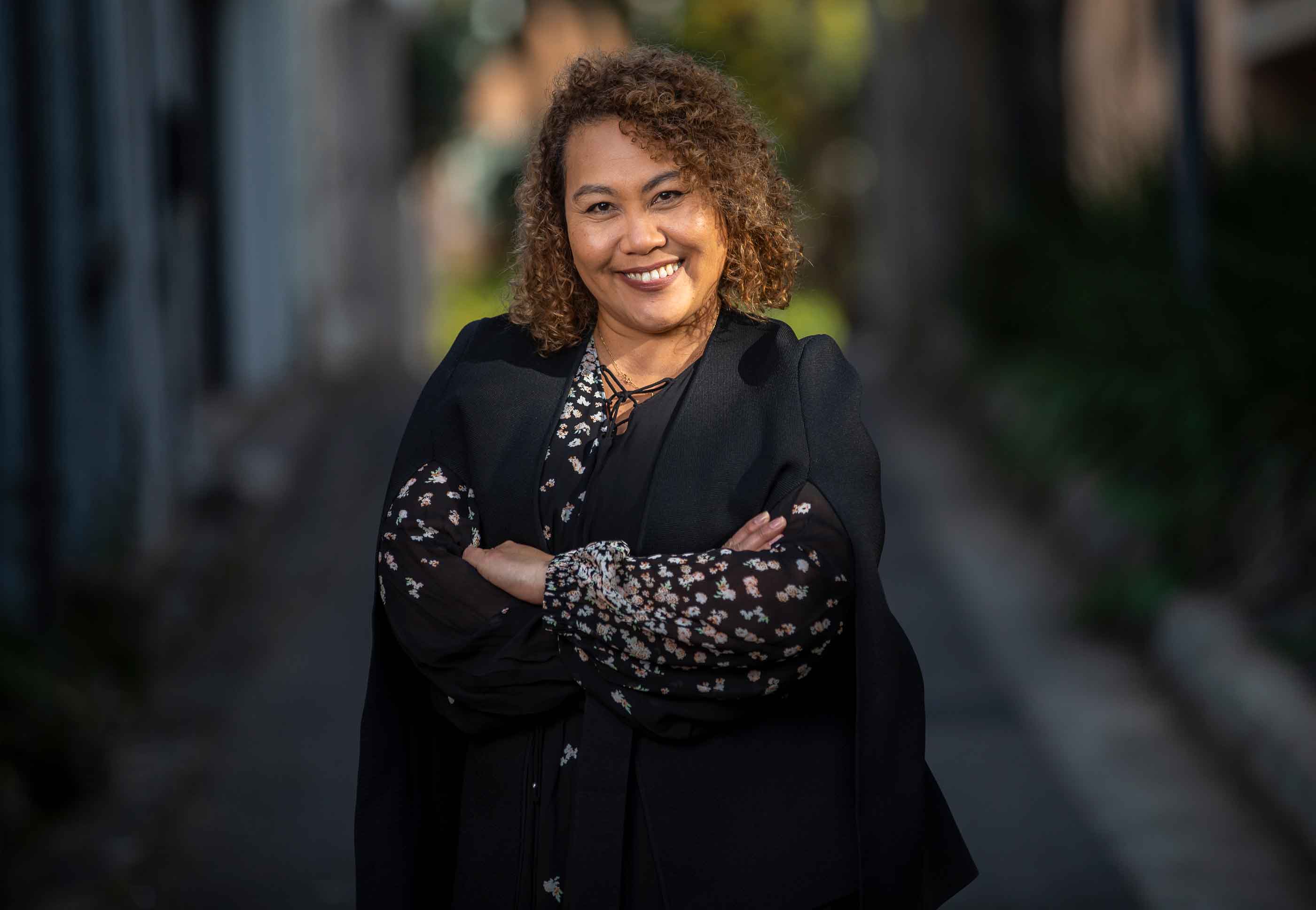 Karen Mundine, CEO of Reconciliation Australia, delivering a message on the department’s Innovate RAP.