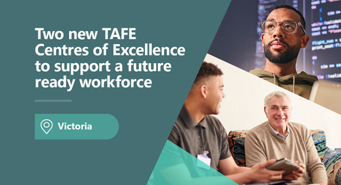 poster with people in classroom setting 