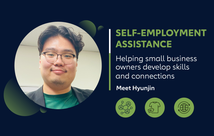 person smiling at the camera