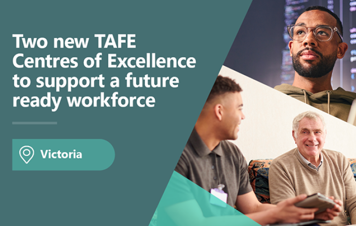 poster with people in classroom setting 