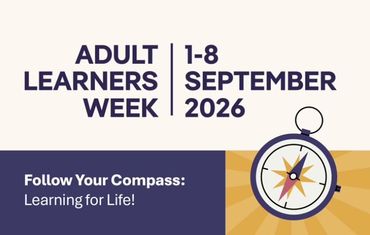 Adult Learners Week – 1-8 September 2026 – Follow Your Compass: Learning for Life!