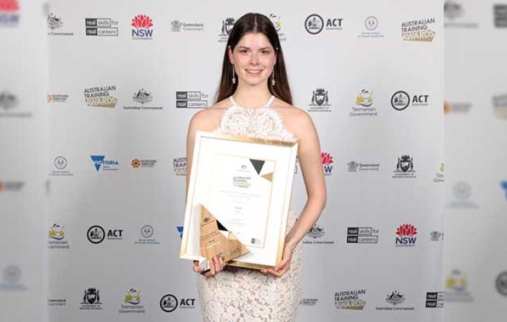 Caitlin Whittle, 2018 Australian School-based Apprentice of the Year