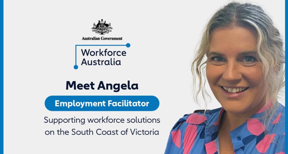 Employment Facilitator Angela with Support Officer Natalie