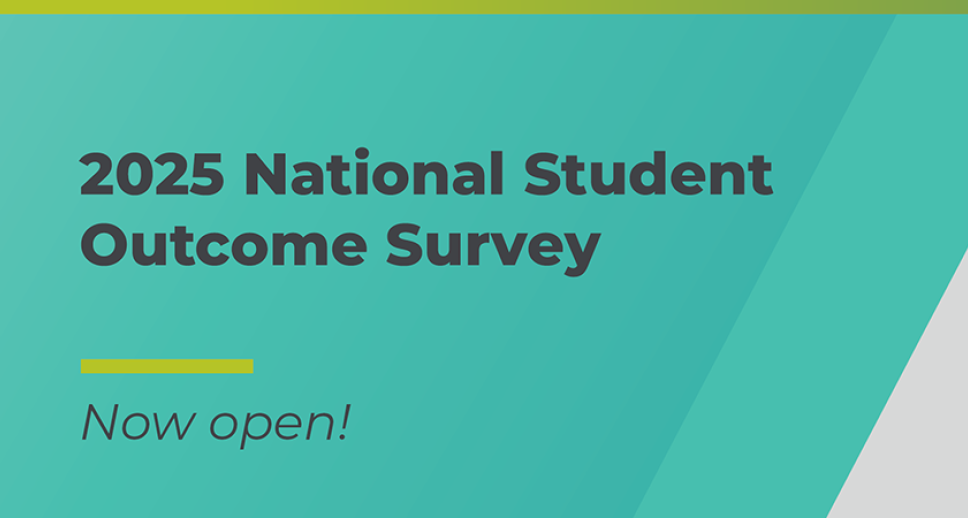 2025 National Student Outcome Survey – Now open!