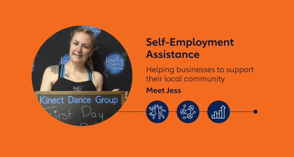 Self-Employment Assistance – Helping businesses to support their local community – Meet Jess