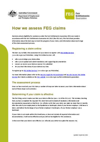 9 How we assess FEG claims factsheet.pdf