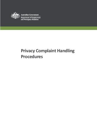 DEWR Privacy Complaints Handling Procedures.pdf