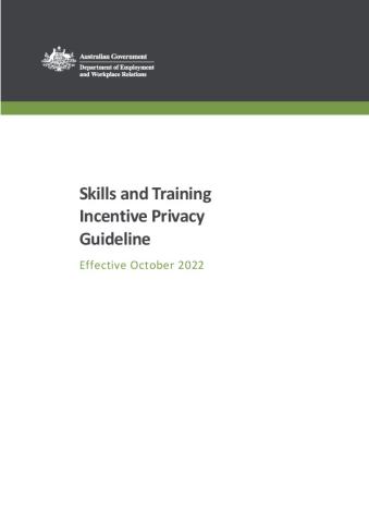 Skills and Training Incentive Privacy Guideline - October 2022.pdf