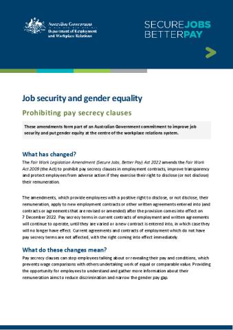 Job security and gender equality – Prohibiting pay secrecy clauses.pdf