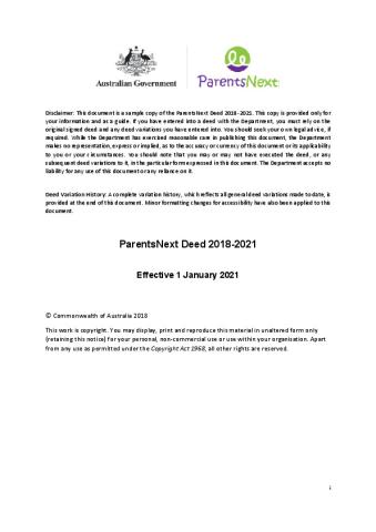 ParentsNext Deed 2018-2021 - inc GDV 5 - effective 1 JAN 2021.pdf