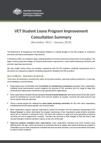 VSL Consultation Summary Nov 22 - Jan 23.pdf