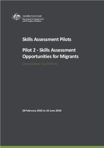 Operational Guidelines - Pilot 2 - Skills Assessment Opportunities for Migrants.pdf