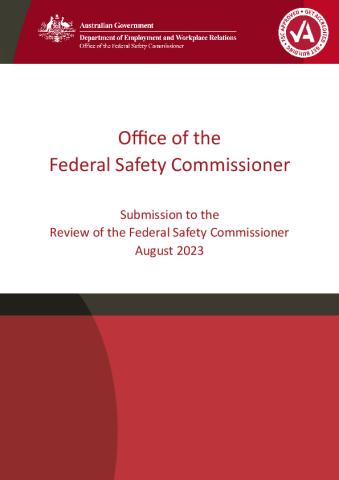 Office of the Federal Safety Commissioner Submission - August 2023.pdf