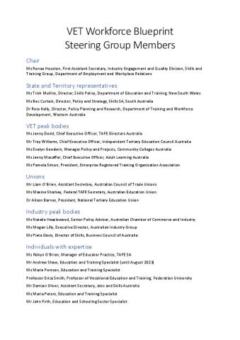 VET Workforce Blueprint Steering Group Membership.pdf