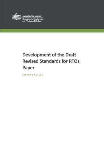 Development of the Draft Revised Standards for RTOs Paper.pdf