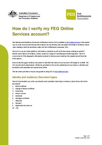 How do I verify my online services account factsheet.pdf