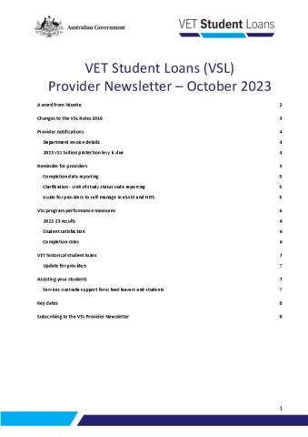 VSL Provider Newsletter - October 2023.pdf