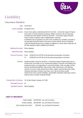 Public and Products Liability Insurance for Hosts of Work for the Dole Community Support Projects Sched.pdf