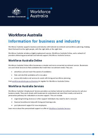 Information for business and industry factsheet.pdf