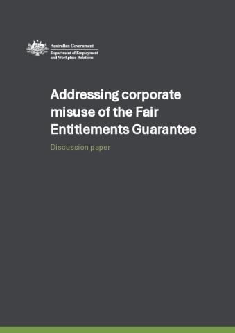 Addressing corporate misuse of FEG discussion paper.pdf