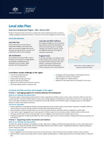 Esperance Local Jobs Plan - March 2025.pdf