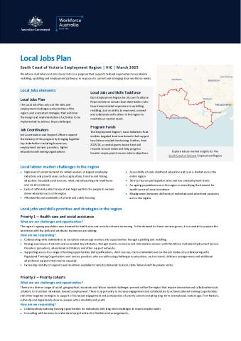 South Coast of Victoria - Local Jobs Plan - March 2025.pdf