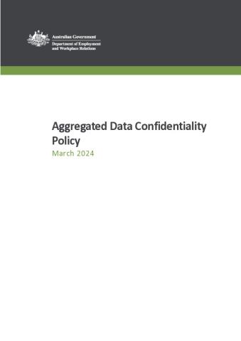 DEWR Aggregated Data Confidentiality Policy.pdf
