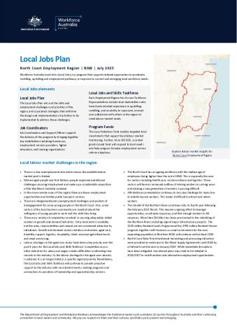 North Coast - Local Jobs Plan - July 2025 - Final.pdf