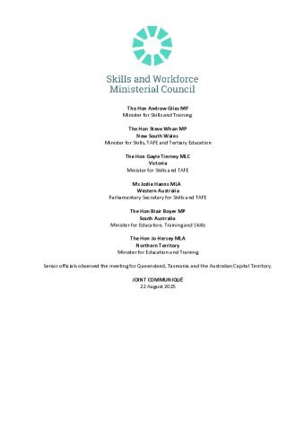 22 August 2025 DRAFT SWMC Communique_FINAL.pdf
