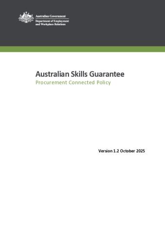 Australian Skills Guarantee Procurement Connected Policy Version 1.2.pdf
