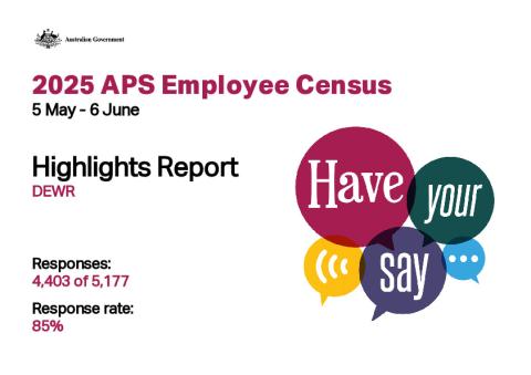 Department of Employment and Workplace Relations - 2025 APS Employee Census Highlights Report.pdf