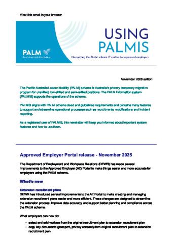 PALMIS update - November 2025 edition.pdf