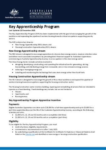 Key Apprenticeship Program Factsheet 1 January 2026.pdf