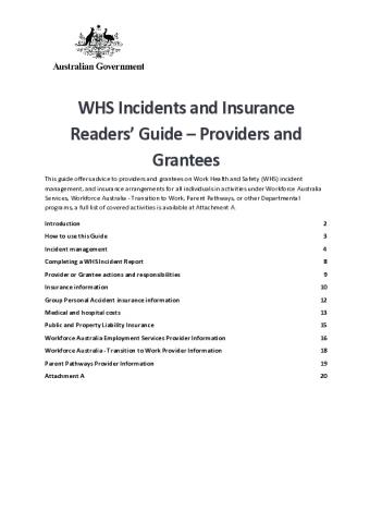 2025-26 WHS Incidents Insurance Readers Guide - Providers and Grantees.pdf