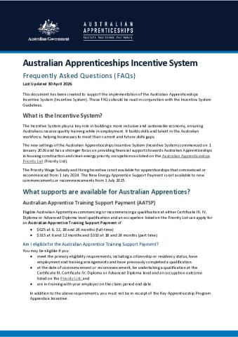 Incentive System FAQs 30 April 2026 .pdf