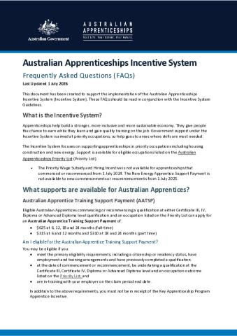 Incentive System FAQs 1 July 2026.pdf