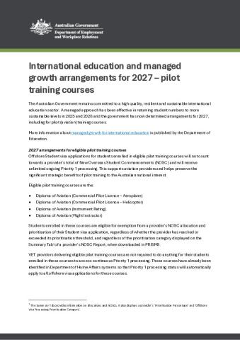 Factsheet - Managed Growth 2027 and Pilot Training Courses.pdf