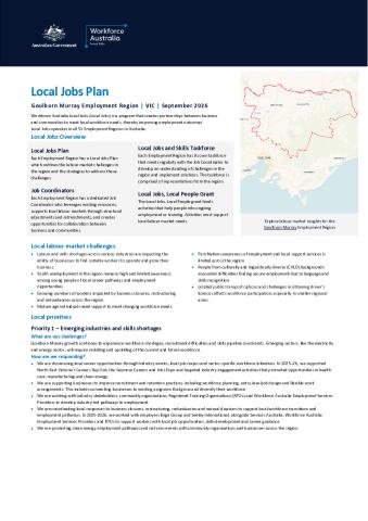 Goulburn Murray - Local Jobs Plan - August 2026.pdf