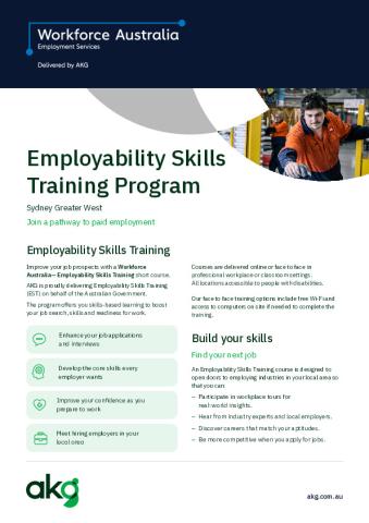 EST Service Delivery Plan - AKG Australia - Sydney Greater West (Participant Block 2).pdf
