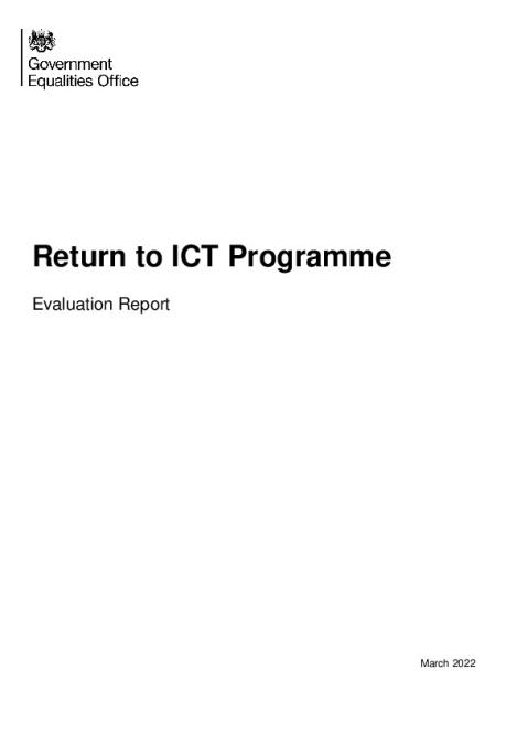 UK Return to ICT Evaluation Report.pdf