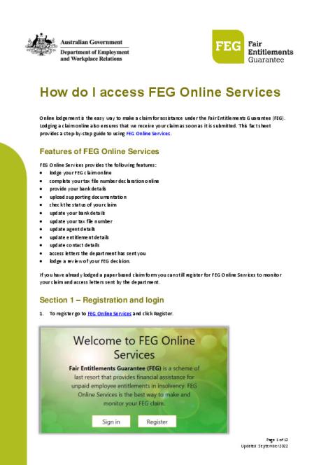 4 How do I access FEG Online Services factsheet.pdf