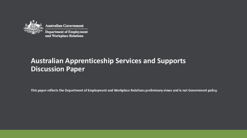 Australian Apprenticeship Discussion Paper.pdf